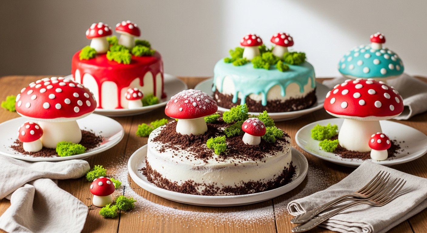 24 Creative Mushroom Cake Ideas For Whimsical Party Themes