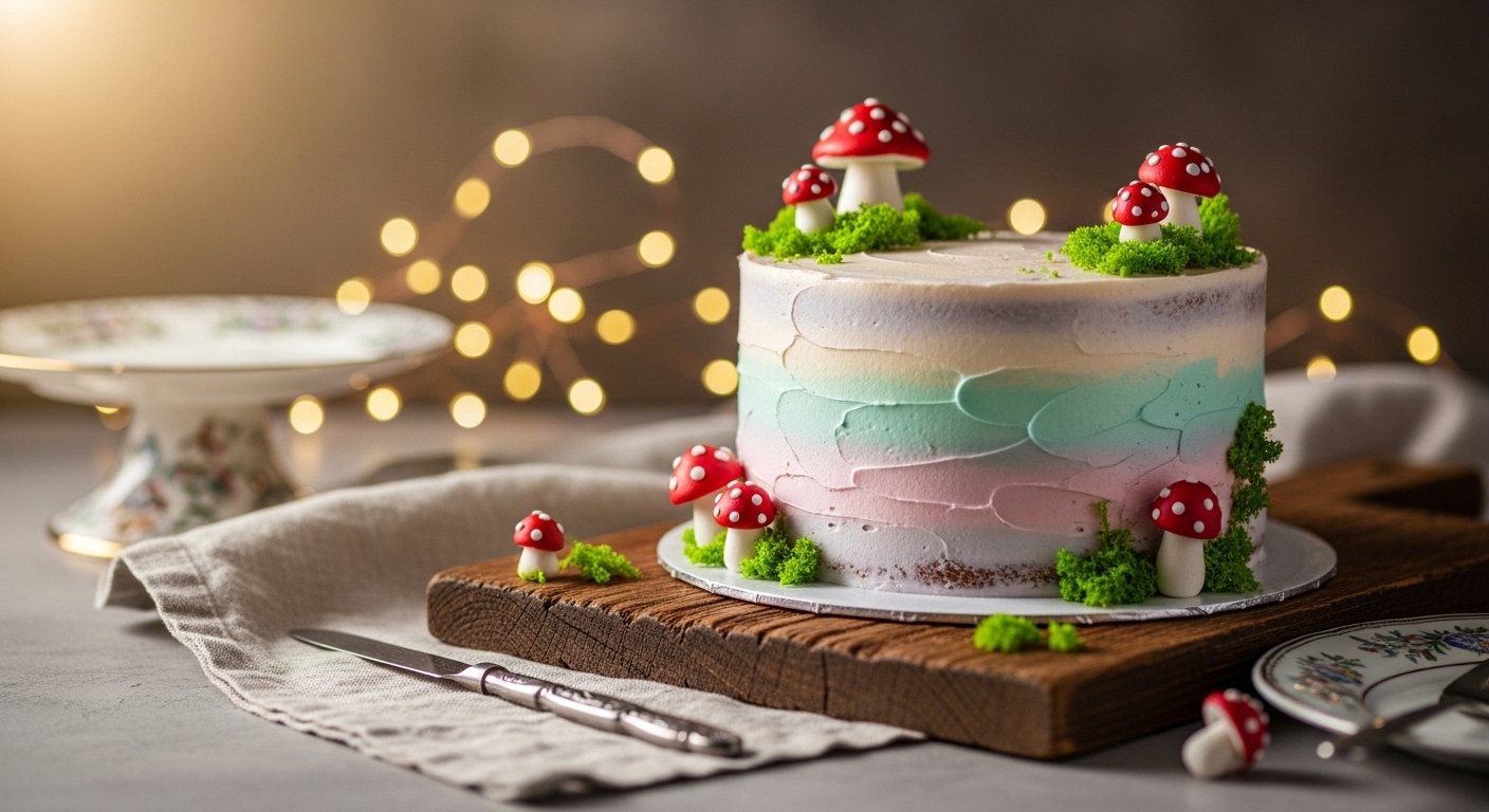 22 Aesthetic Fairy Mushroom Cake Styles For Enchanting Birthdays