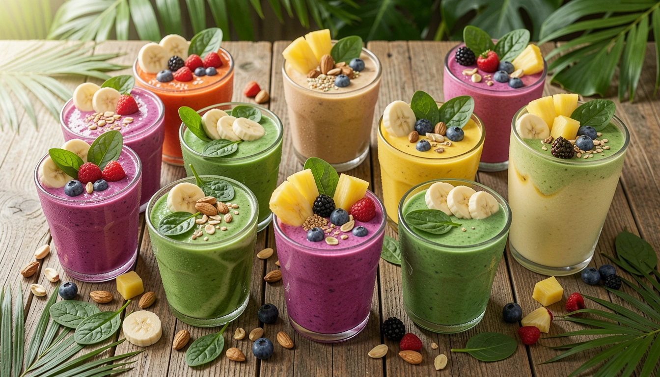 18 Dairy-Free No-Milk Breakfast Smoothie Recipes Rich and Thick