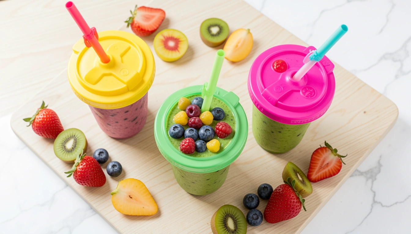 How to Serve Smoothies for Kids Without the Mess