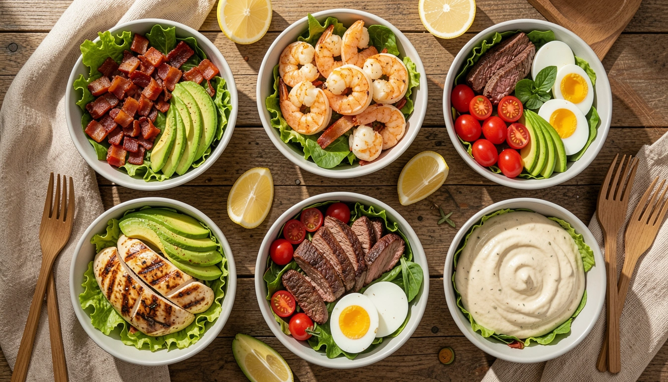 7 Low-Carb Keto Salad Dinner Recipes Under 10 Net Carbs