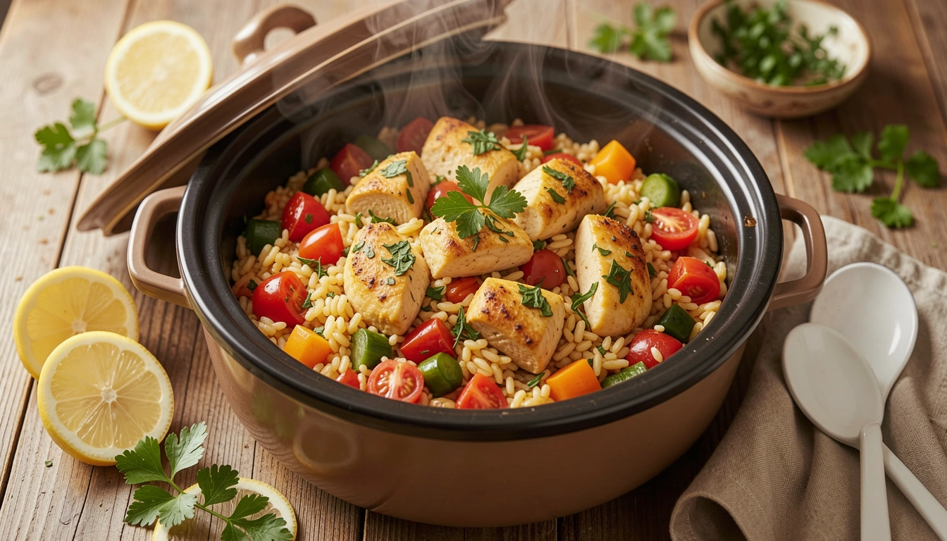 10 Set-It-and-Forget-It Orzo Crockpot Dinner Recipes
