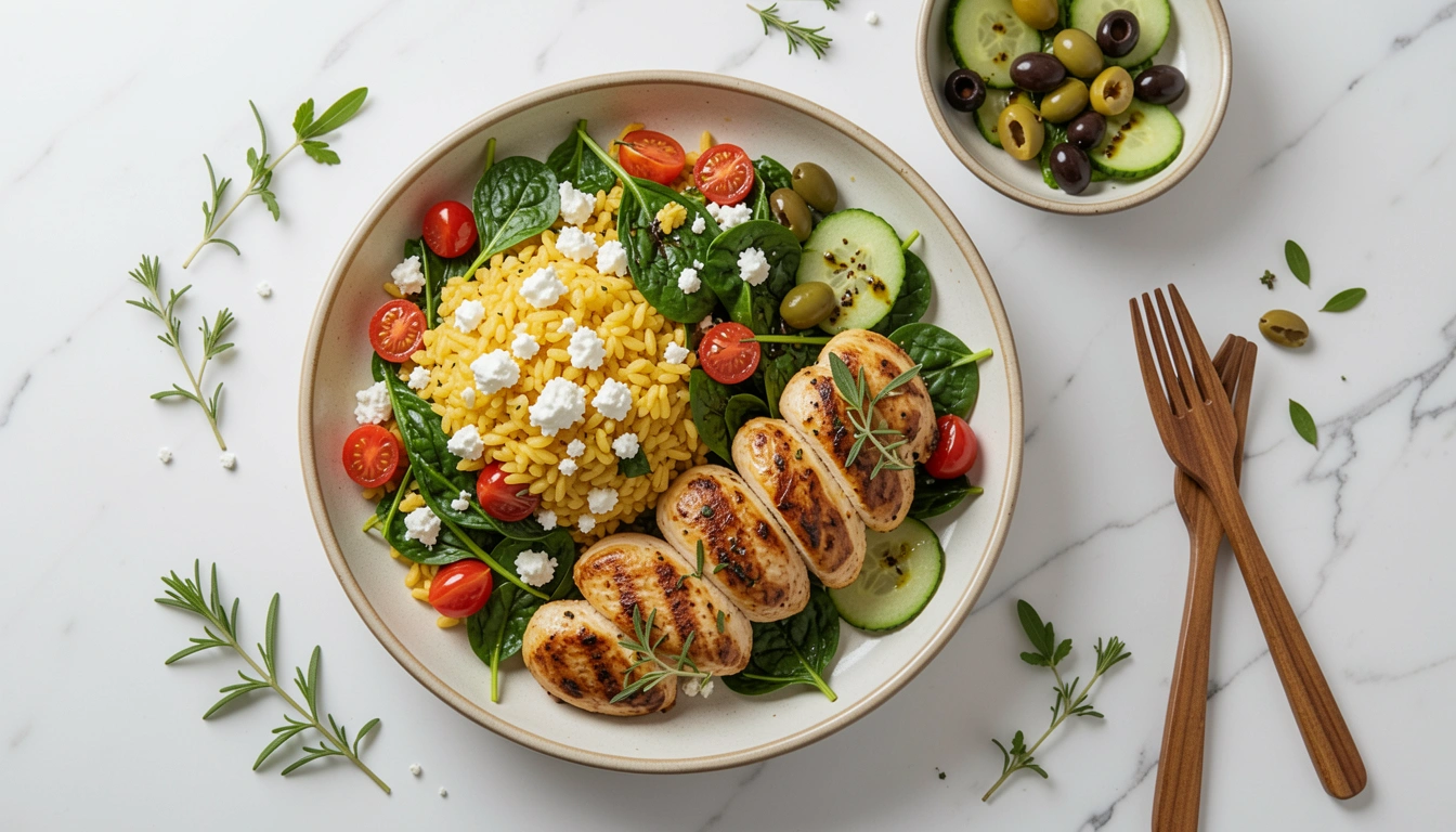 How to Make Orzo Dinner with Salad for a Complete Meal
